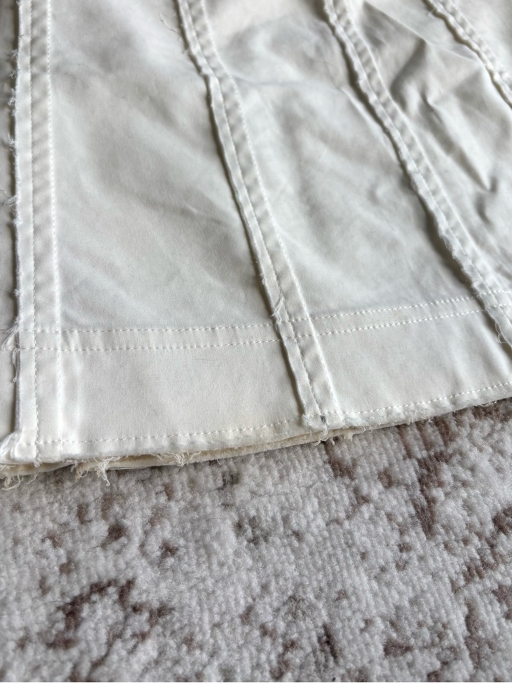 Zuczug Cream Wrap Mini Skirt - Clean A-Line Panel Design - Picture 8 of 10